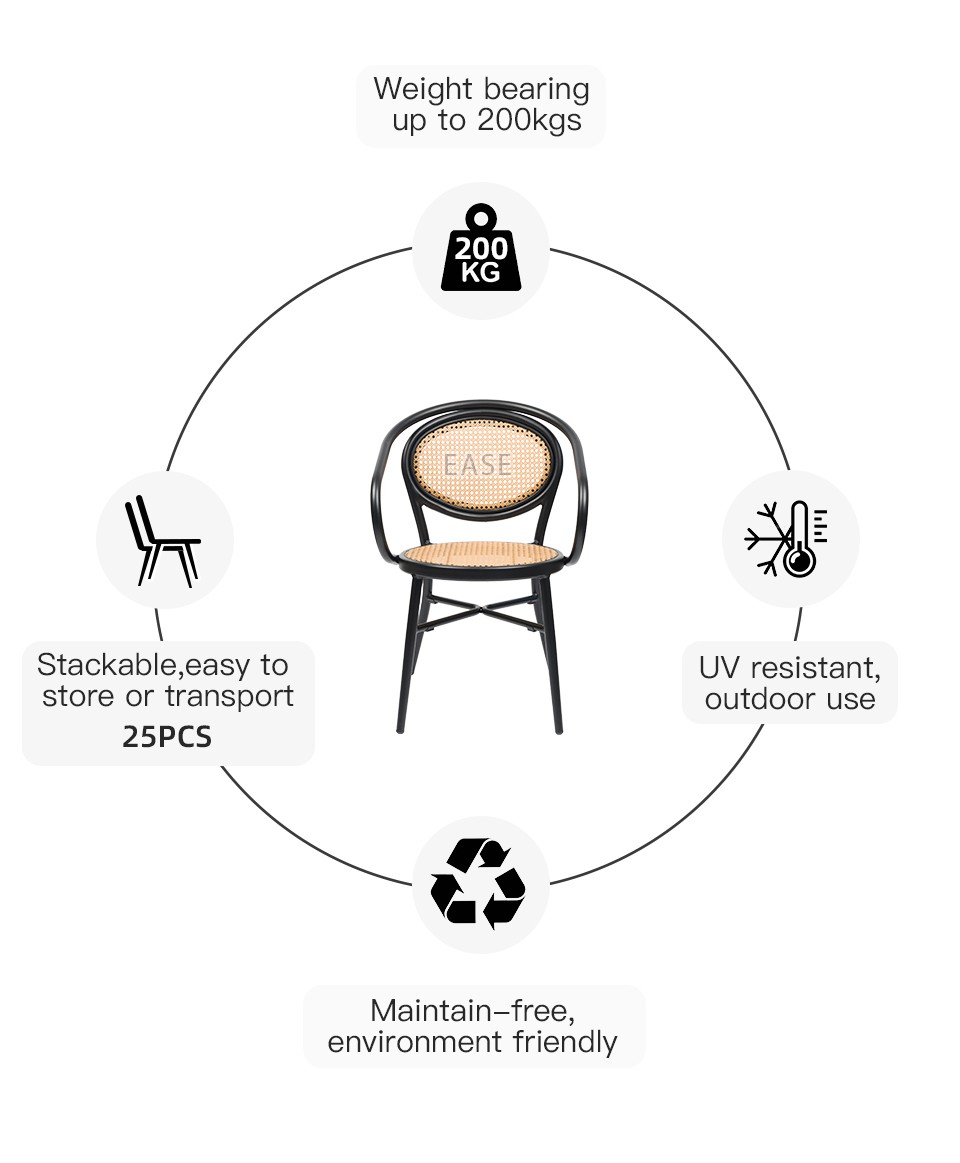 E3031-W11506 wicker style dining chairs manufacturers suppleirs factory E3031-W11506 wicker style dining chairs manufacturers suppleirs factory